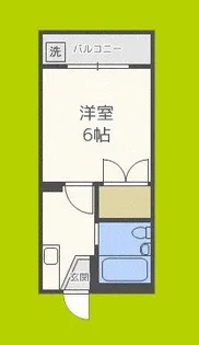 メゾン杉本【4階】の間取り