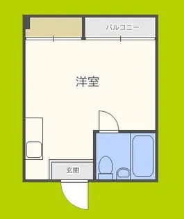 フォルテ帝塚山【3階】の間取り