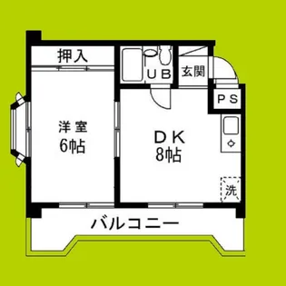 メゾン・ド・ミーネ【5階】の間取り