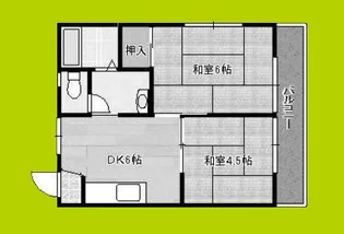 シャネルコーポ【2階】の間取り