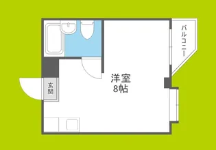 マーキュリー東住吉A棟【3階】の間取り