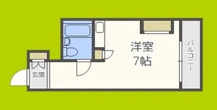 ライオンズマンション中之島公園北【7階】の間取り