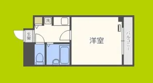 グランヴィ天王寺【2階】の間取り