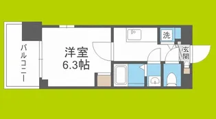 La Douceur桜川【9階】の間取り