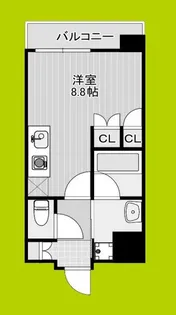 アスリート本町西【3階】の間取り