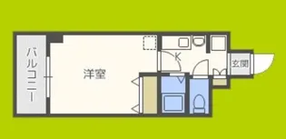 ラナップスクエア阿波座【3階】の間取り