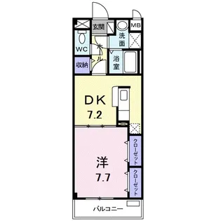 SunClair Yoshino【2階】の間取り