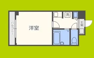 グランヴィ天王寺【8階】の間取り