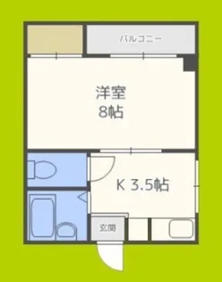 ロイヤル天王寺南【4階】の間取り