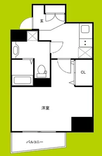 エグゼ阿倍野【3階】の間取り