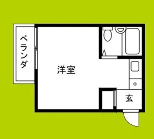 ハイツ椿【3階】の間取り