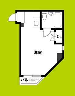 レナジア長原【1階】の間取り
