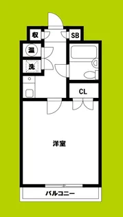 グランデール平野【2階】の間取り