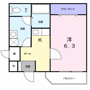 サンバニー都島【3階】の間取り