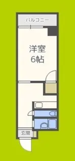 中村マンション【5階】の間取り