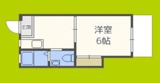 シャトーミツ【4階】の間取り