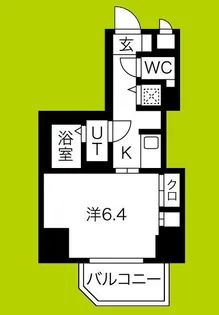 W-STYLE難波【4階】の間取り