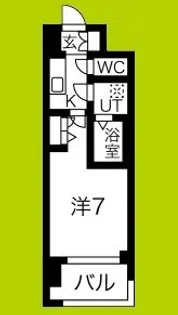 コスモリード大阪福島【4階】の間取り
