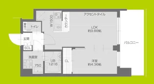 プレジオ塚本ASIAN【2階】の間取り