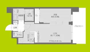 プレジオ塚本ASIAN【2階】の間取り