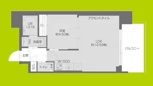 プレジオ塚本ASIAN【3階】の間取り