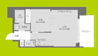 プレジオ塚本ASIAN【6階】の間取り