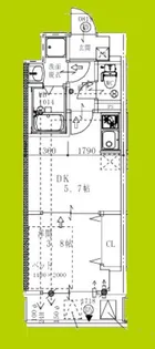ARCA九条【4階】の間取り
