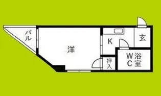 エルパラッツォ玉出【2階】の間取り