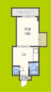 ピュアライフ福町【5階】の間取り