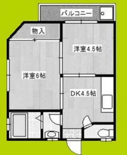 マンション住田【3階】の間取り