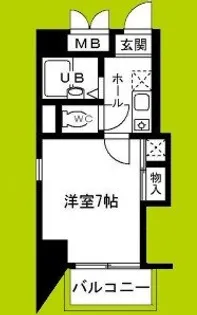 アンタンテ7th【3階】の間取り