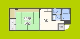 プレアール都島高倉【4階】の間取り