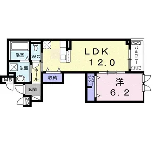 ソレイユ ロンド【3階】の間取り