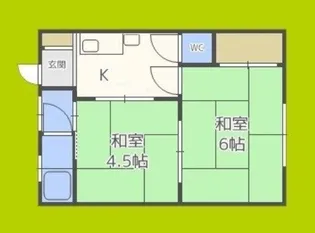和幸マンション【1階】の間取り