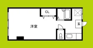 グロー東加賀屋【4階】の間取り