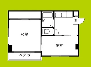 Olive御崎【1階】の間取り