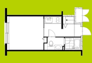 パラドール北加賀屋【3階】の間取り
