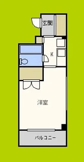 セトル佃【5階】の間取り