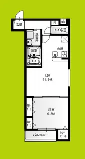 フジパレス鴻池新田V番館【1階】の間取り
