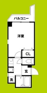 ヴィラージュ元町【2階】の間取り