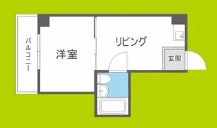 デイズハイツ三先【2階】の間取り