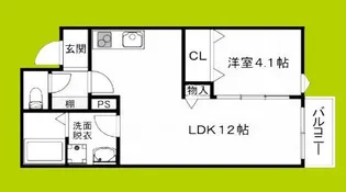 (仮称)La-Crea七松町【1階】の間取り