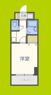 グランデージ今里【9階】の間取り