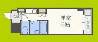 エムロード玉造【6階】の間取り