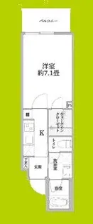 ウェルスクエア池田住吉【2階】の間取り