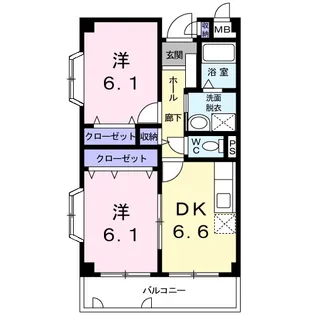 フォーチュン【2階】の間取り