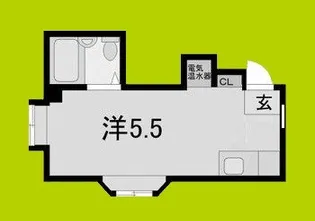 グランドハイツ蒲生【2階】の間取り