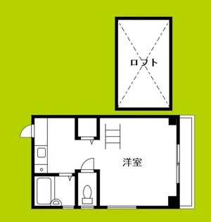 プチコート今里【4階】の間取り