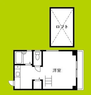 プチコート今里【4階】の間取り