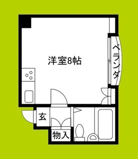 コスモレジデンス蒲生【1階】の間取り